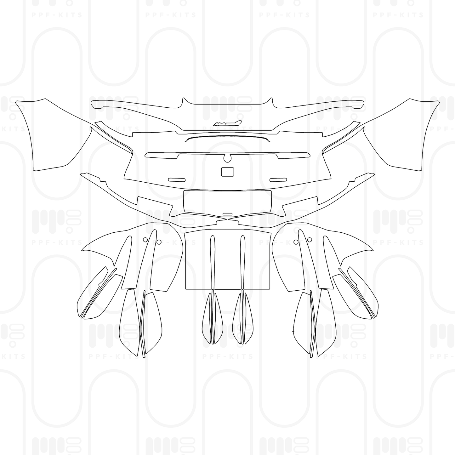 Voorgesneden PPF McLaren 620R 2024