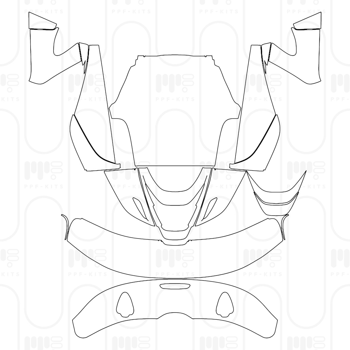 Voorgesneden PPF McLaren 765LT Spider 2024