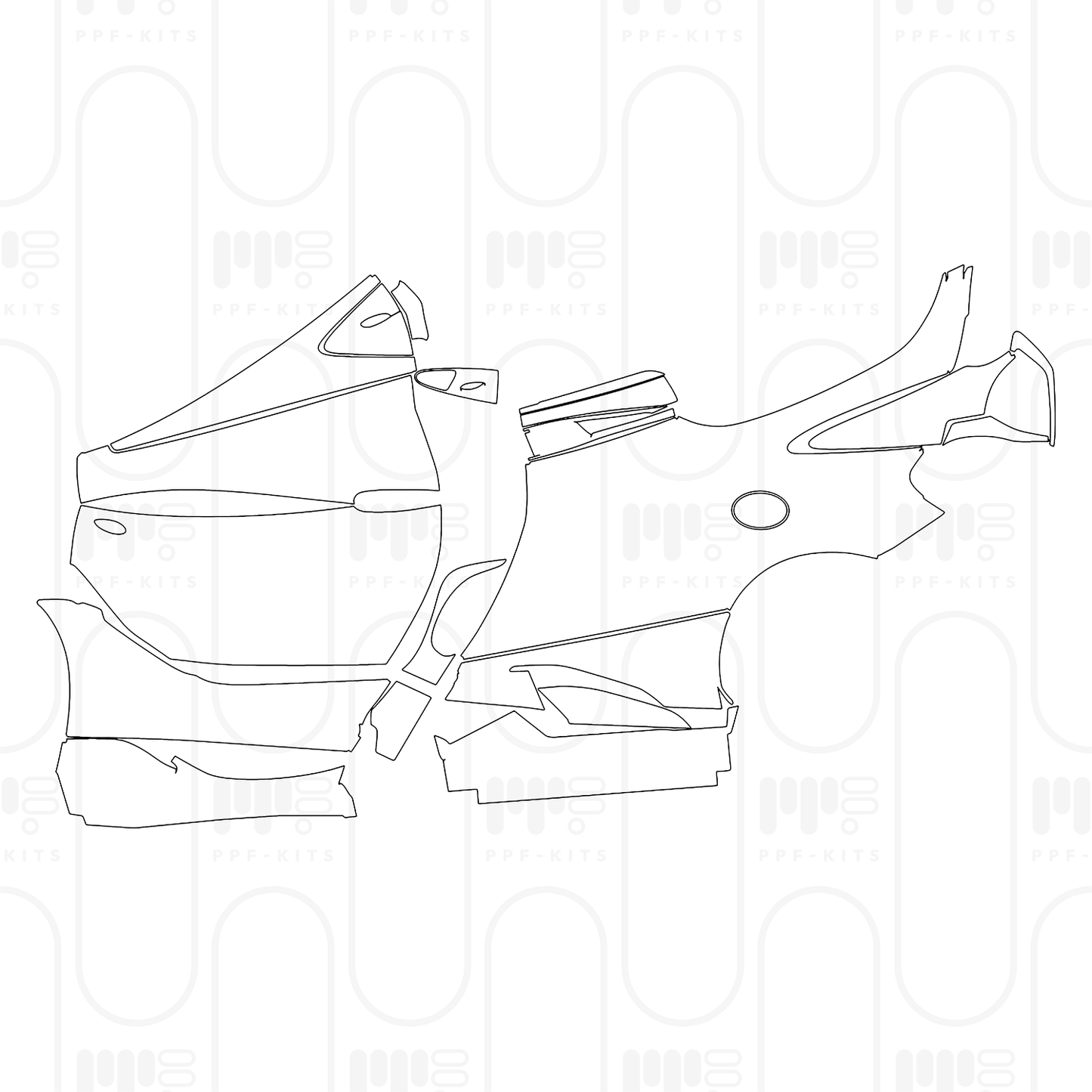 Voorgesneden PPF McLaren 765LT Spider 2024