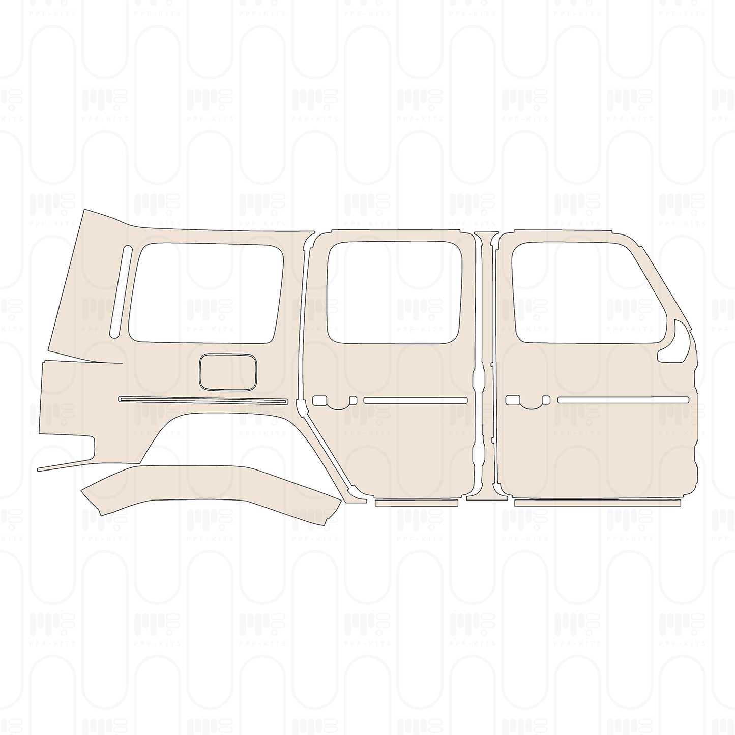 Voorgesneden PPF Mercedes-Benz G Class G500 2024