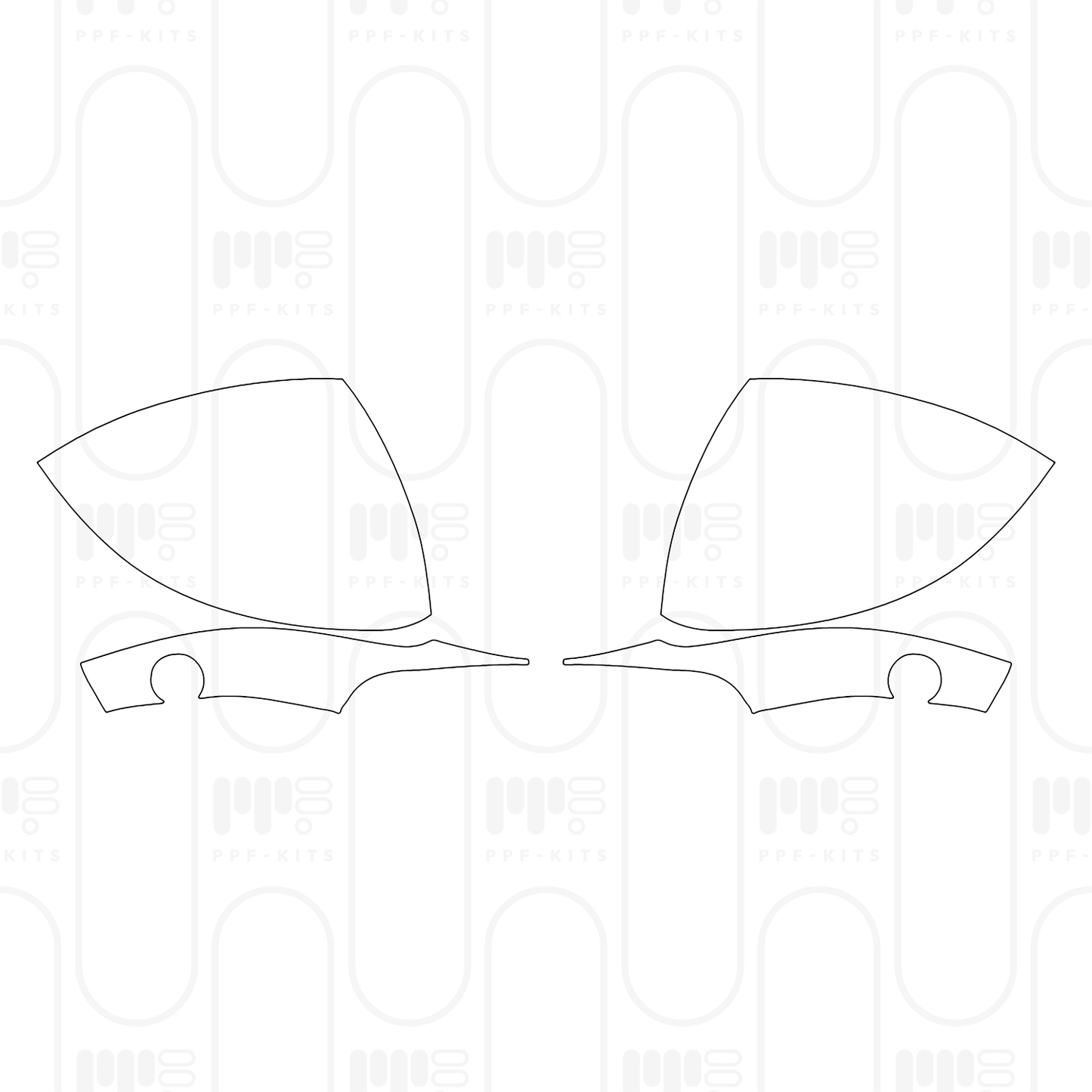 Voorgesneden PPF Mercedes-Benz GLC Coupe Base 2024