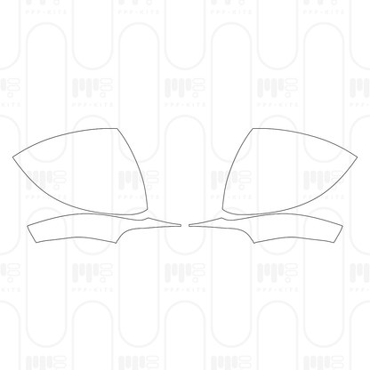 Voorgesneden PPF Mercedes-Benz GLC Coupe Base 2024