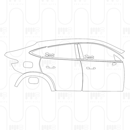 Voorgesneden PPF Mercedes-Benz GLC Coupe Base 2024