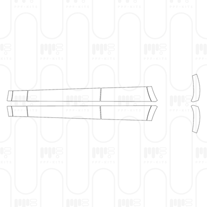 Voorgesneden PPF Mercedes-Benz GLC Coupe Base 2024