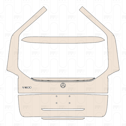 Voorgesneden PPF Mercedes-Benz V Class (Europe) Long AMG Line 2024