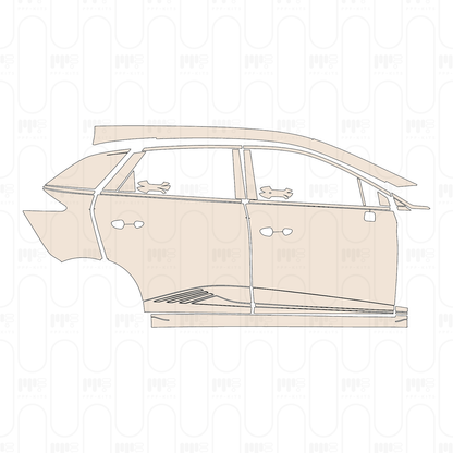 Voorgesneden PPF MG MG4 Electric 2024