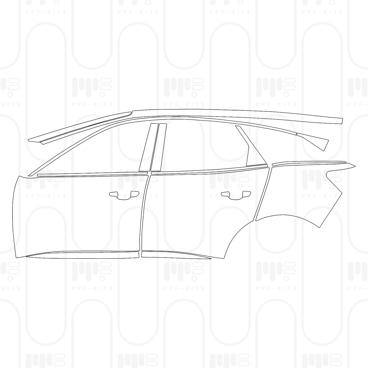 Voorgesneden PPF Peugeot 3008 (EU) GT 2024