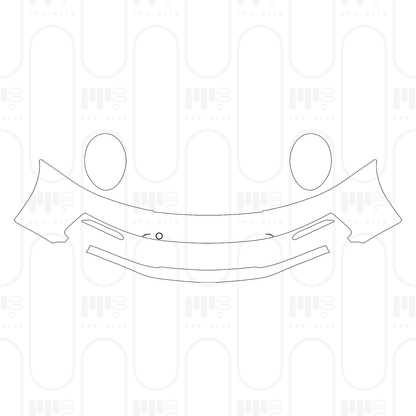 Voorgesneden PPF Porsche 911 Carrera 4S Coupe 2024