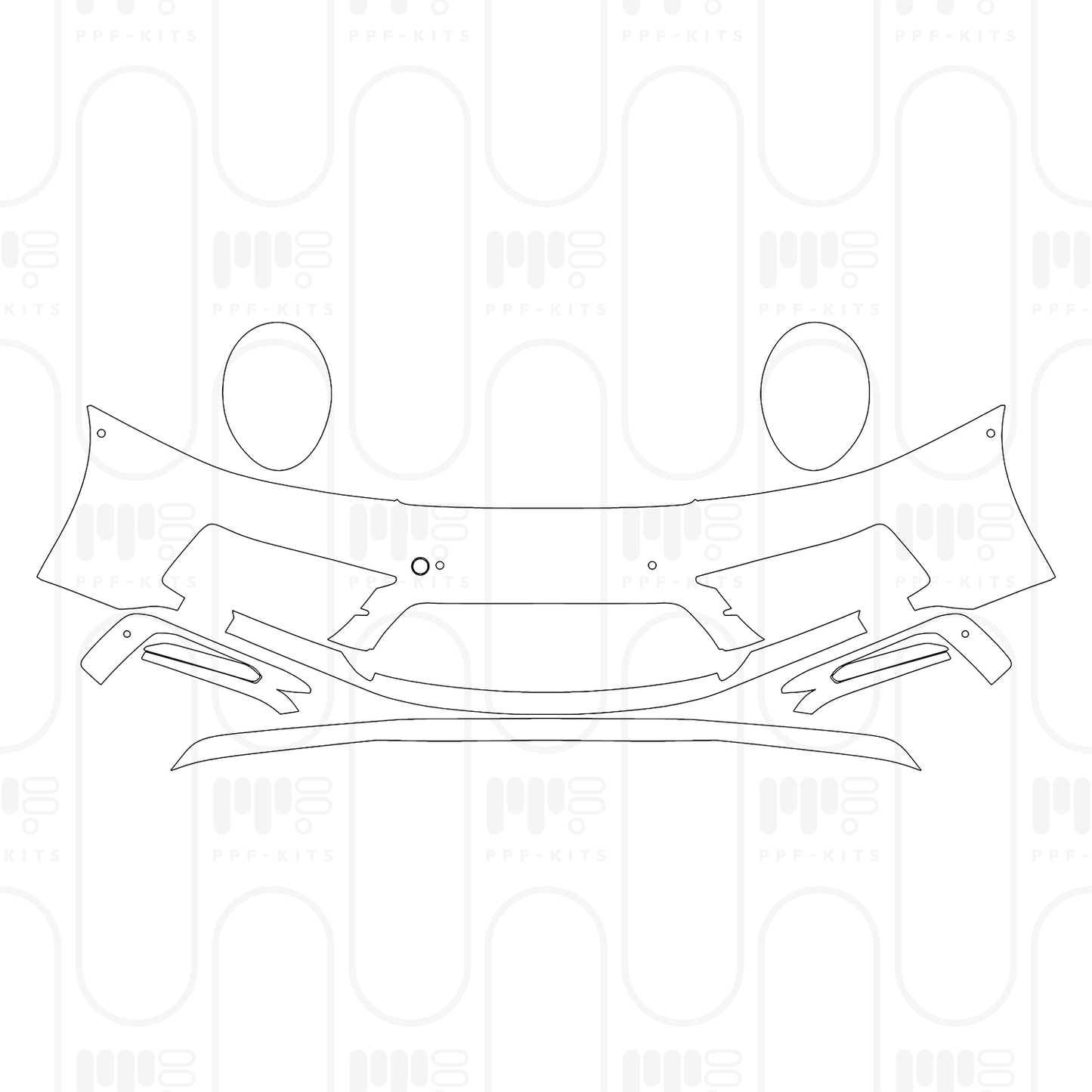 Voorgesneden PPF Porsche 911 Carrera 4S Coupe 2024
