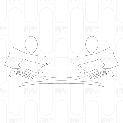 Voorgesneden PPF Porsche 911 Carrera 4S Coupe 2024