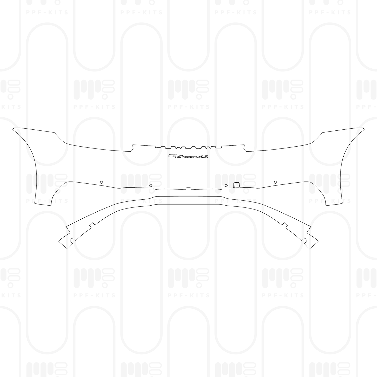 Voorgesneden PPF Porsche 911 Carrera 4S Coupe 2024