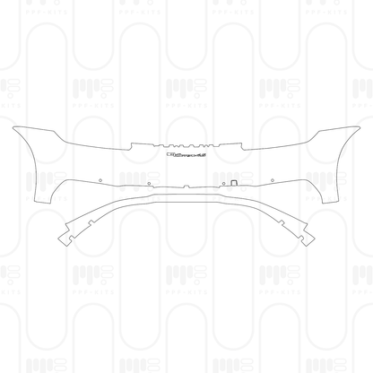Voorgesneden PPF Porsche 911 Carrera 4S Coupe 2024