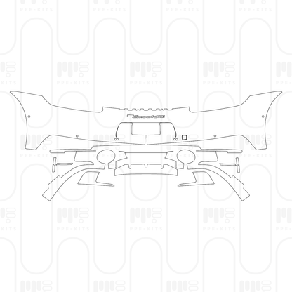 Voorgesneden PPF Porsche 911 Carrera 4 GTS Coupe 2024