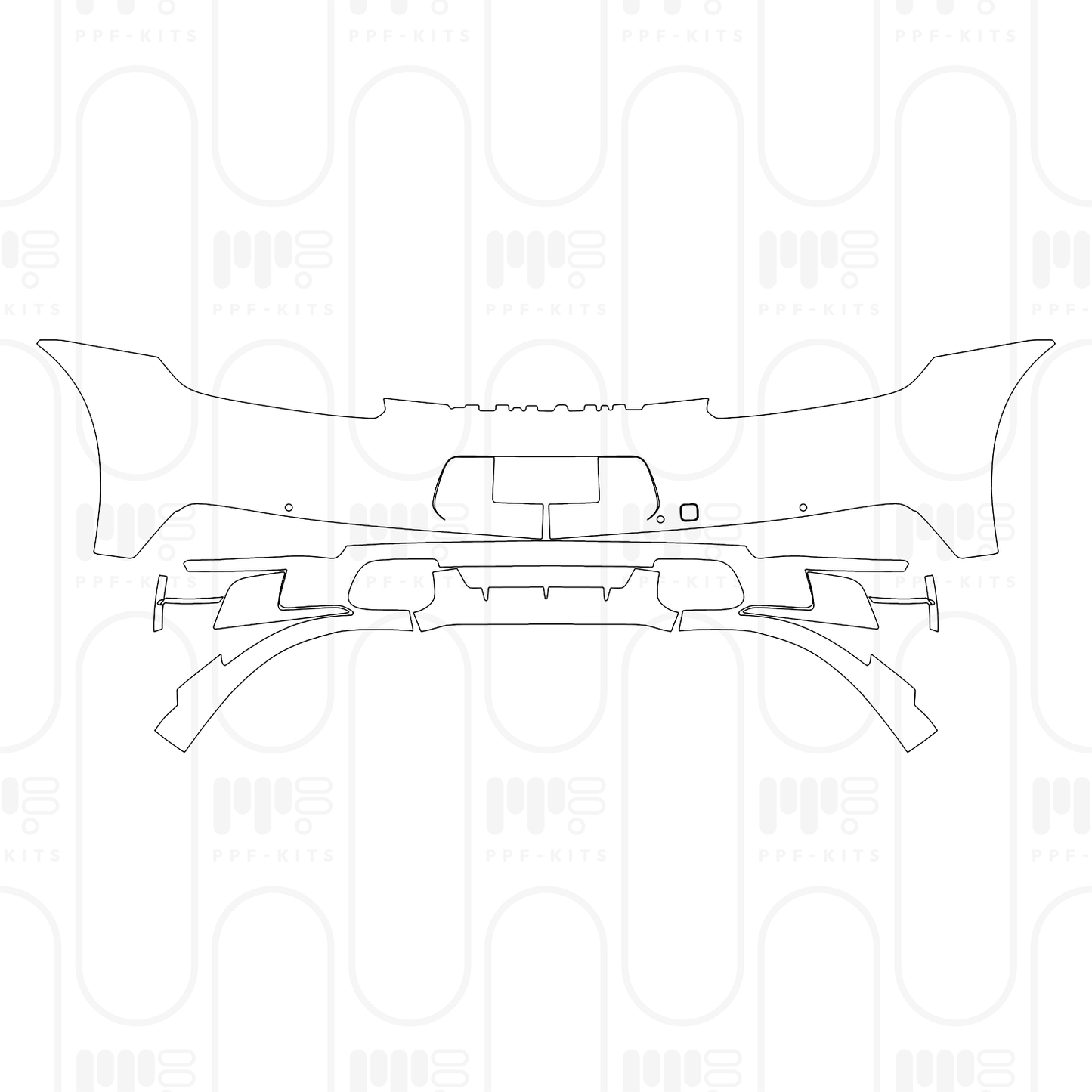 Voorgesneden PPF Porsche 911 Targa 4 2024