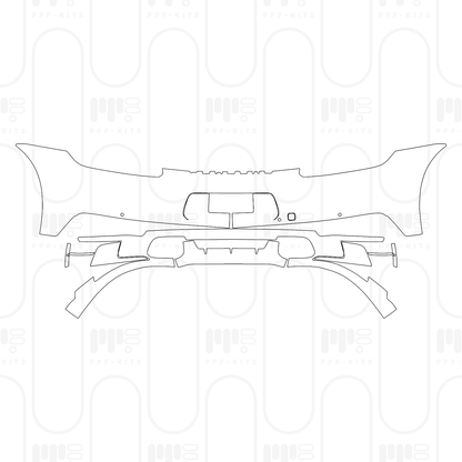 Voorgesneden PPF Porsche 911 Targa 4 2024