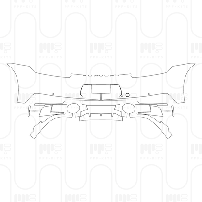 Voorgesneden PPF Porsche 911 Targa 4 2024