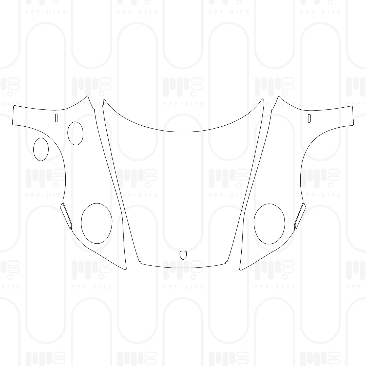 Voorgesneden PPF Porsche 911 Sport Classic 2024