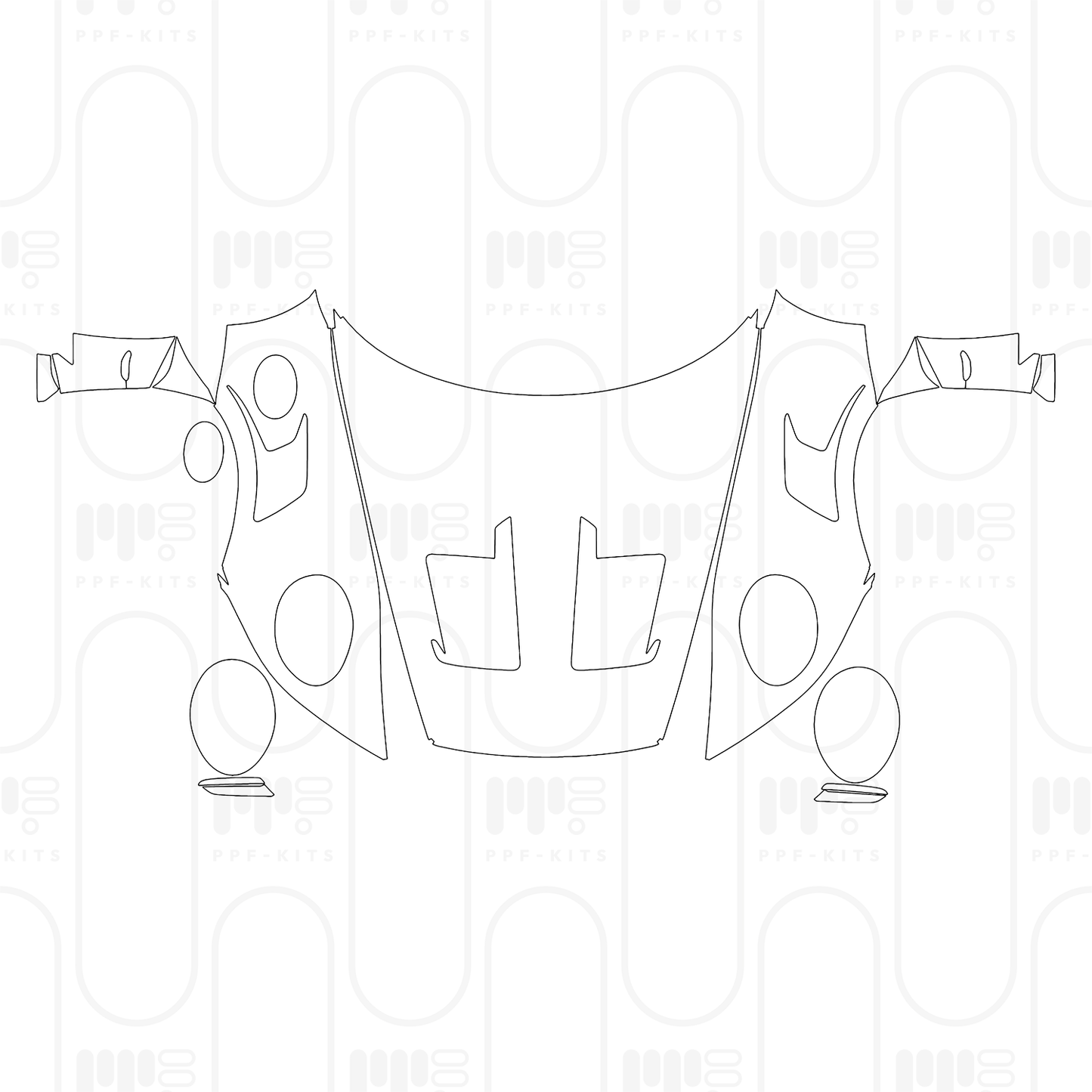 Voorgesneden PPF Porsche 911 GT3 RS 2024