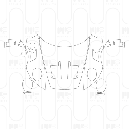 Voorgesneden PPF Porsche 911 GT3 RS 2024