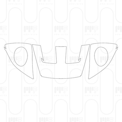 Voorgesneden PPF Porsche 911 GT3 RS 2024