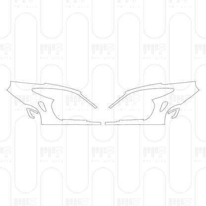 Voorgesneden PPF Porsche 911 GT3 RS 2024