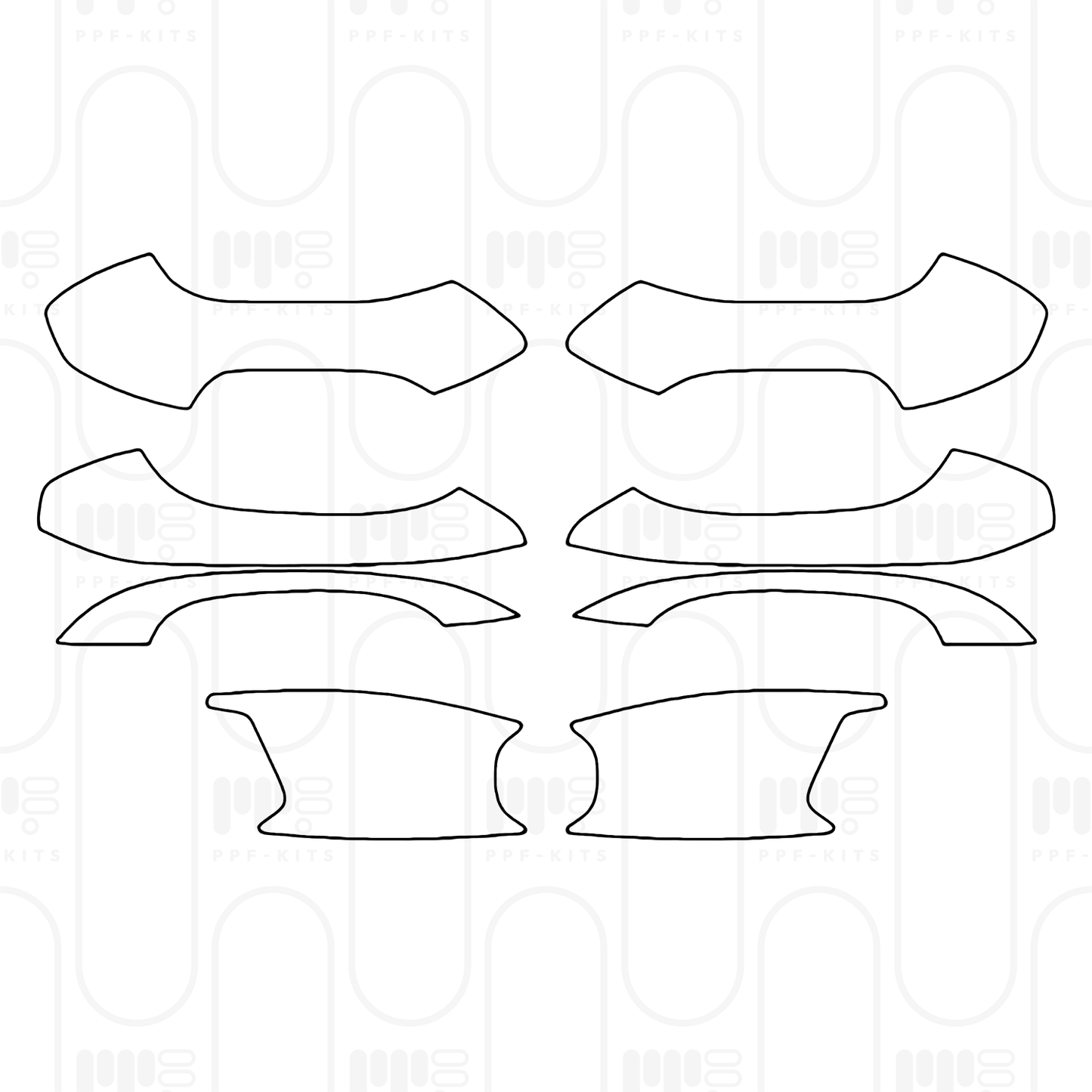 Voorgesneden PPF Porsche 911 GT3 RS 2024