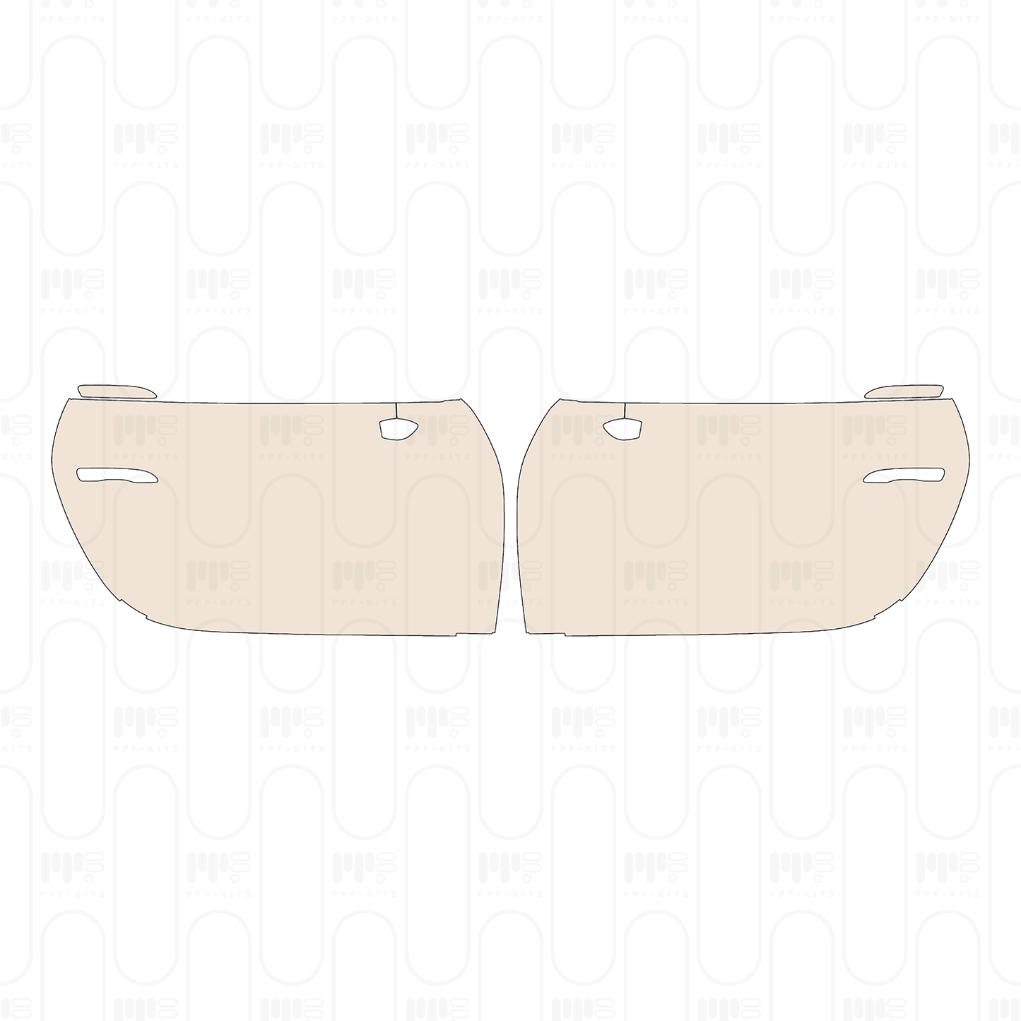 Voorgesneden PPF Porsche 911 Dakar 2024