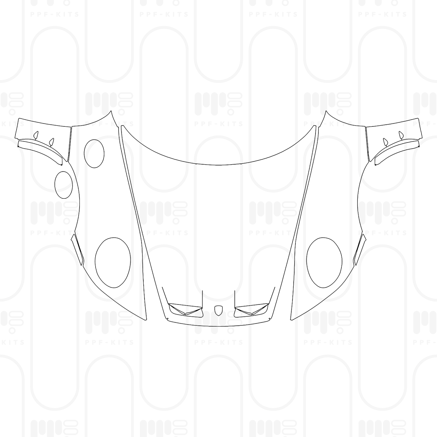 Voorgesneden PPF Porsche 911 S T 2024