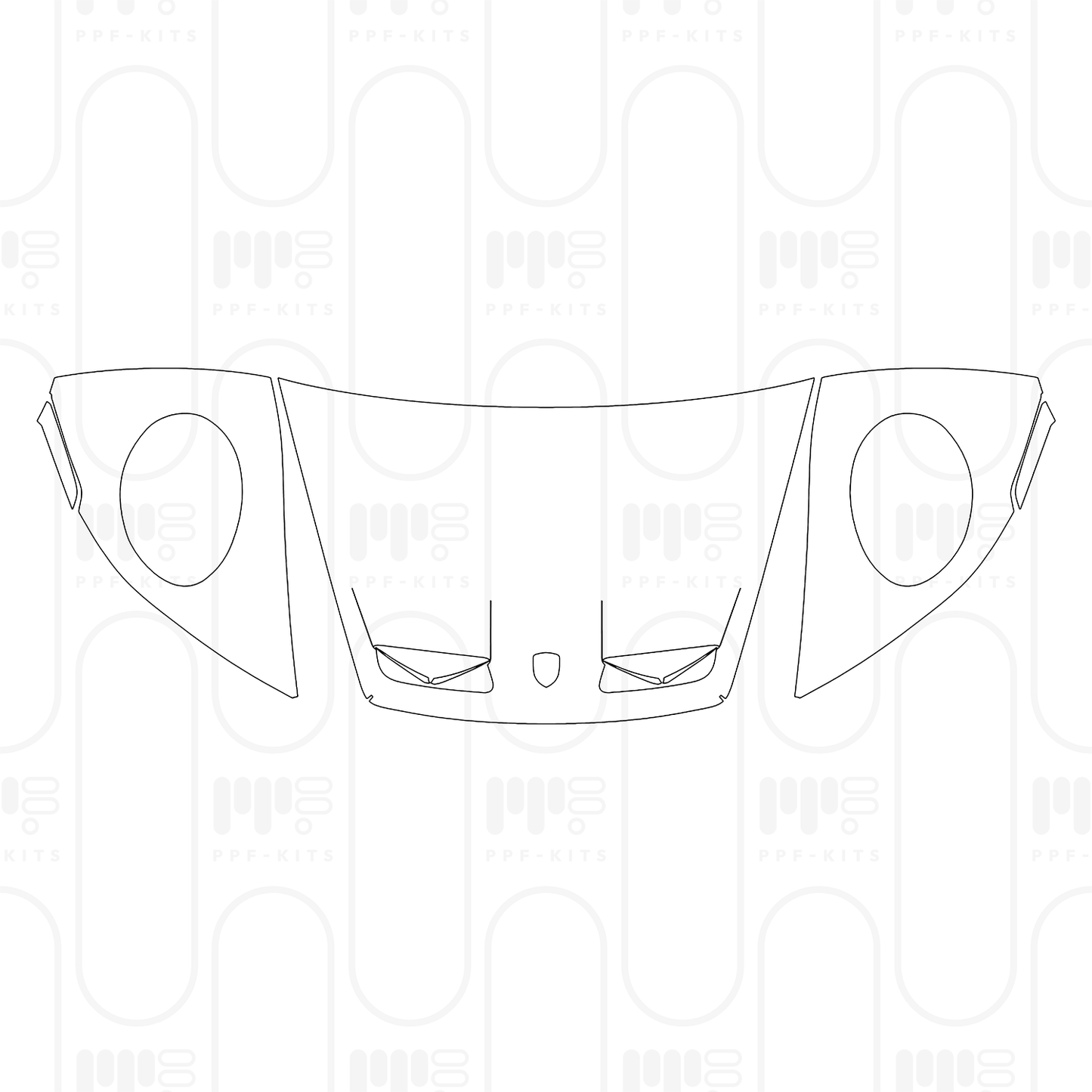 Voorgesneden PPF Porsche 911 S T 2024