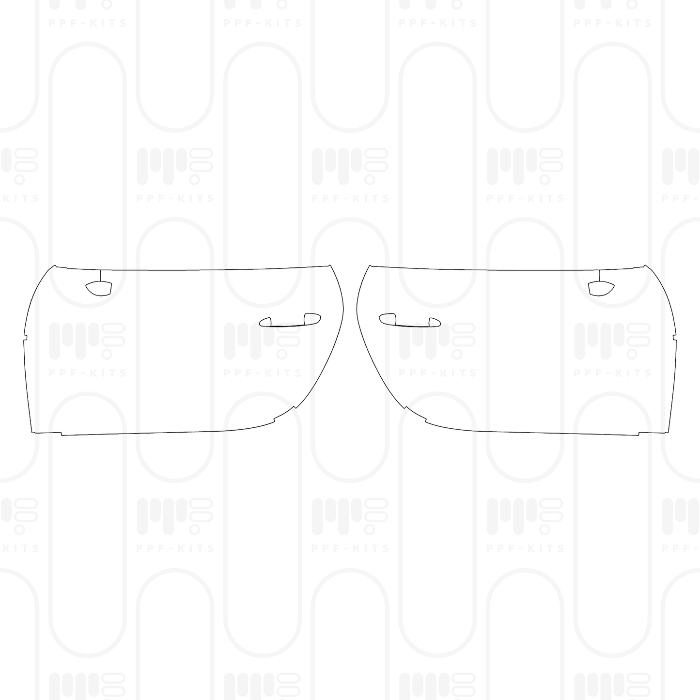 Voorgesneden PPF Porsche 911 S T 2024