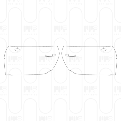 Voorgesneden PPF Porsche 911 S T 2024