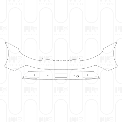 Voorgesneden PPF Porsche 911 S T 2024
