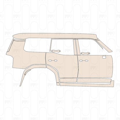 Voorgesneden PPF Toyota Prado Base 2024