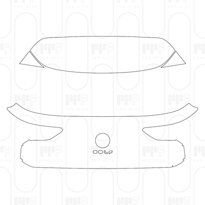 Voorgesneden PPF Volkswagen Golf R-line 2024