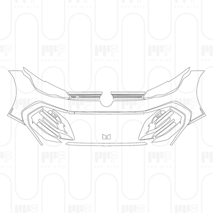 Voorgesneden PPF Volkswagen Golf R-line 2024