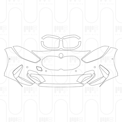 Voorgesneden PPF BMW 1 Series 5-door Sports Hatch M Sport 2024