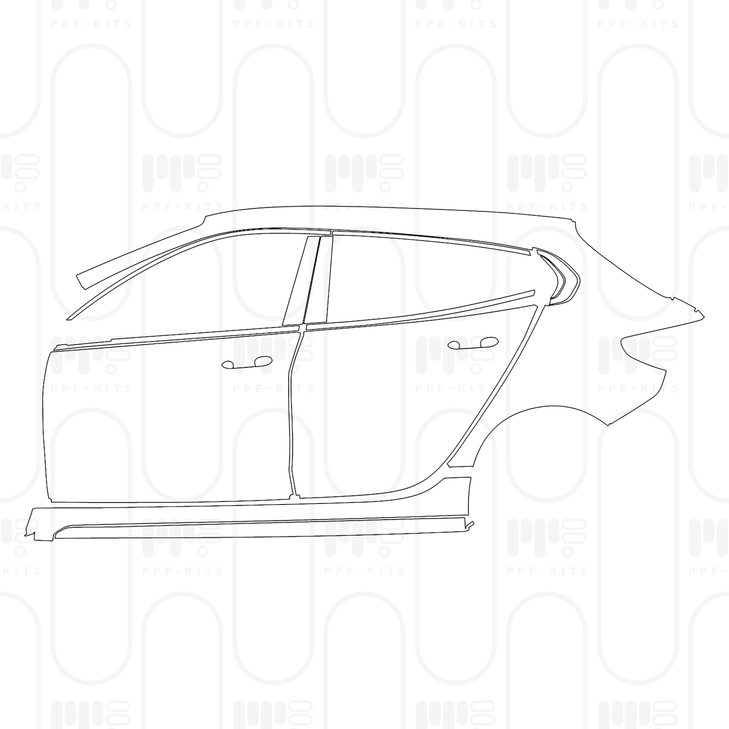 Voorgesneden PPF BMW 1 Series 5-door Sports Hatch M Sport 2024