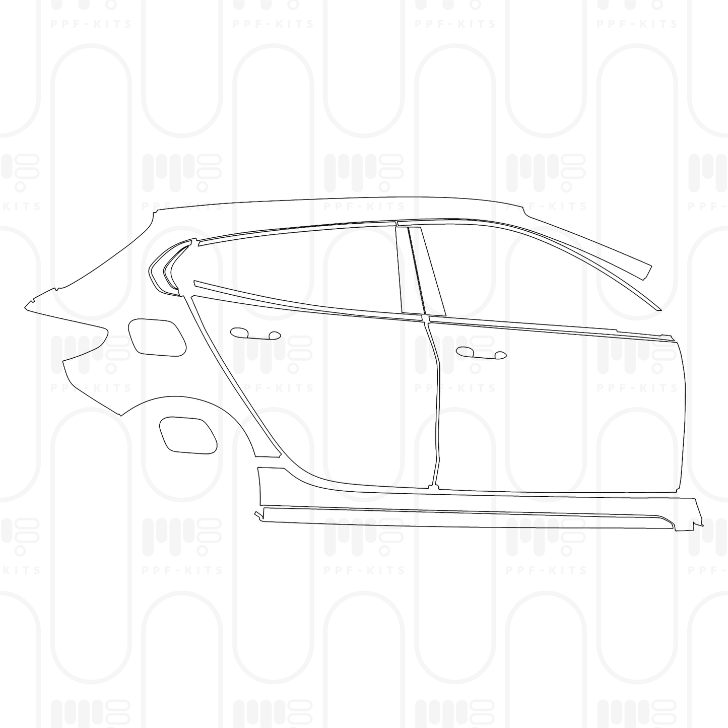 Voorgesneden PPF BMW 1 Series 5-door Sports Hatch M Sport 2024