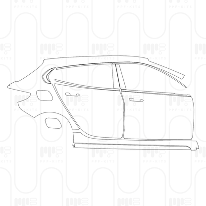 Voorgesneden PPF BMW 1 Series 5-door Sports Hatch M Sport 2024