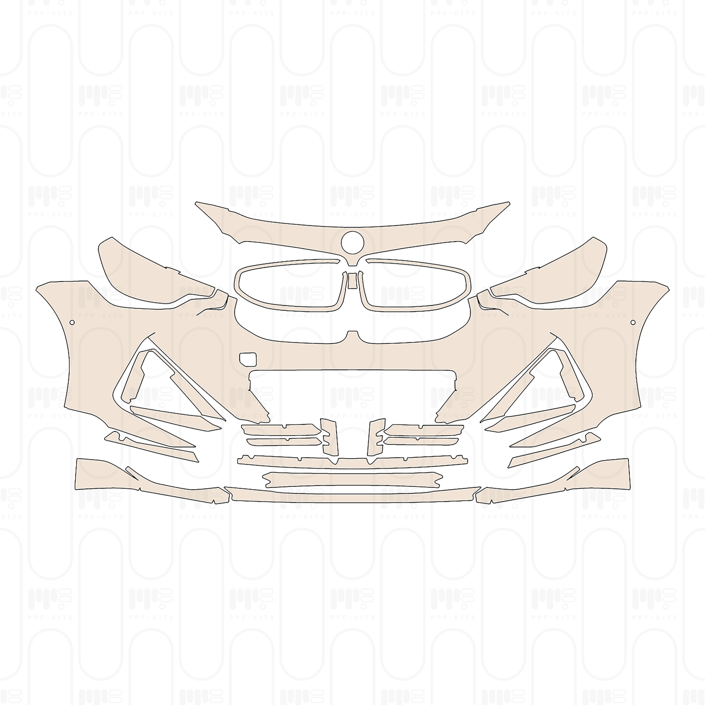 Voorgesneden PPF BMW 2 Series Coupe M235 M240 2024