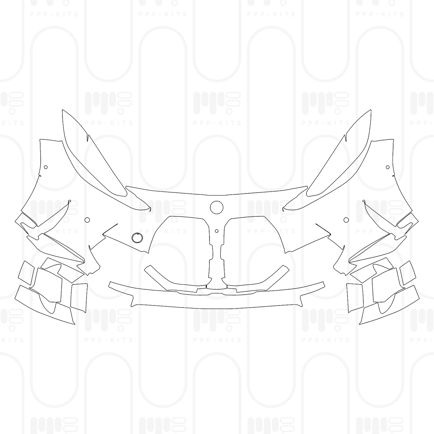 Voorgesneden PPF BMW 3 Series Touring M3 Competition 2024