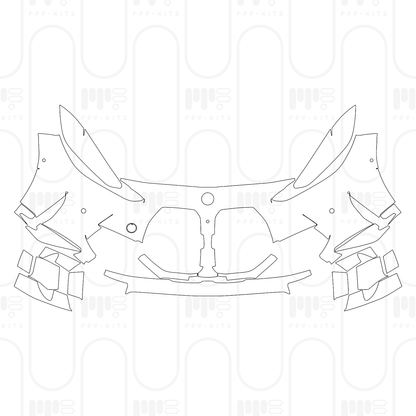 Voorgesneden PPF BMW 3 Series Touring M3 Competition 2024