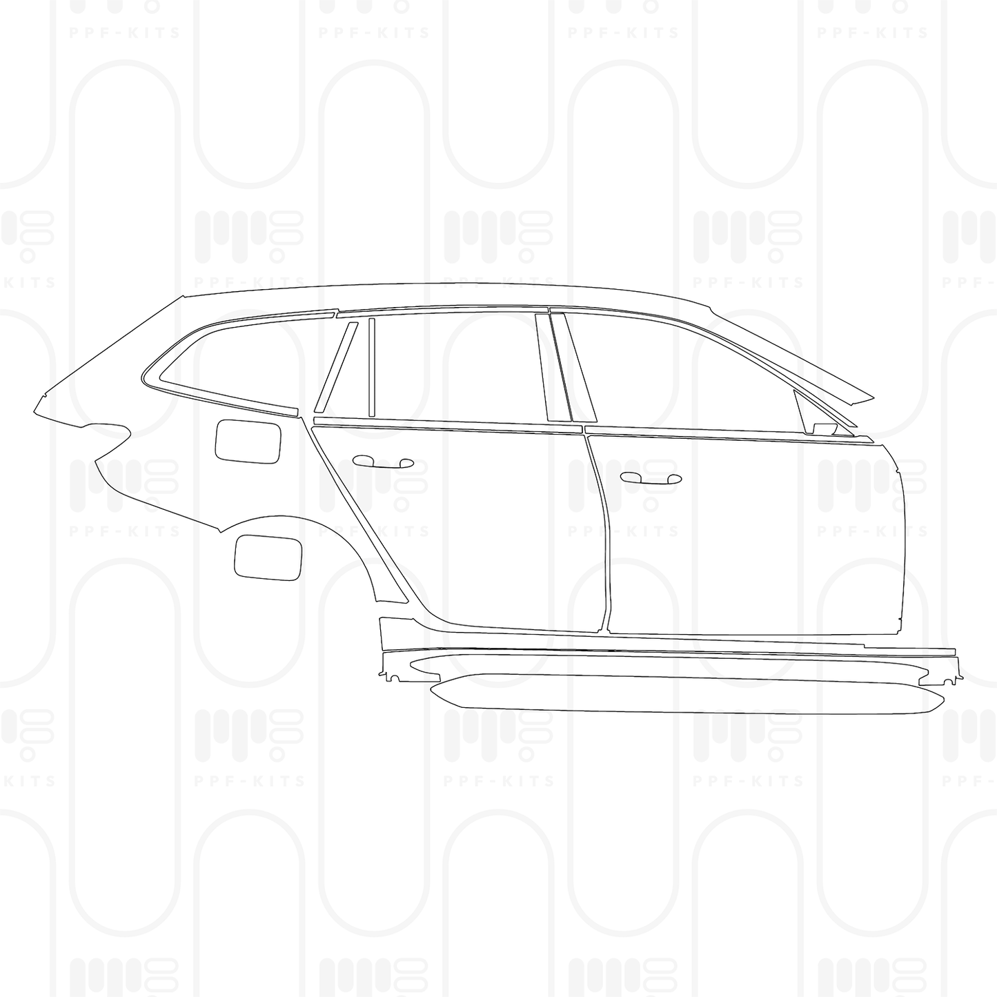 Voorgesneden PPF BMW 3 Series Touring M3 Competition 2024