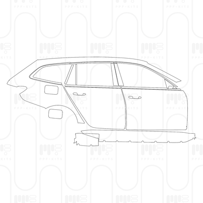 Voorgesneden PPF BMW 3 Series Touring M3 Competition 2024
