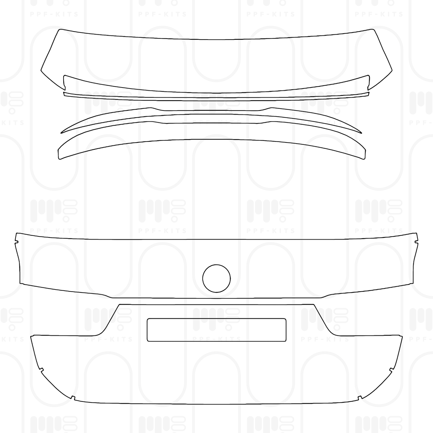 Voorgesneden PPF BMW 3 Series Touring M3 Competition 2024
