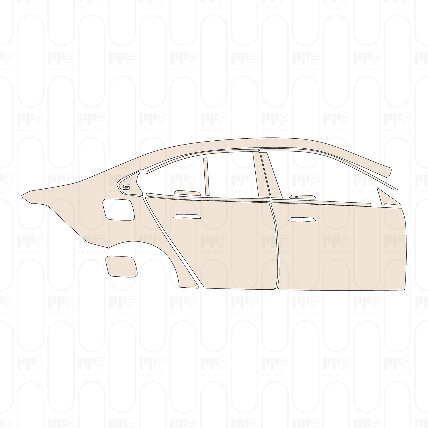 Voorgesneden PPF BMW i5 Sedan Standard Wheelbase Base 2024