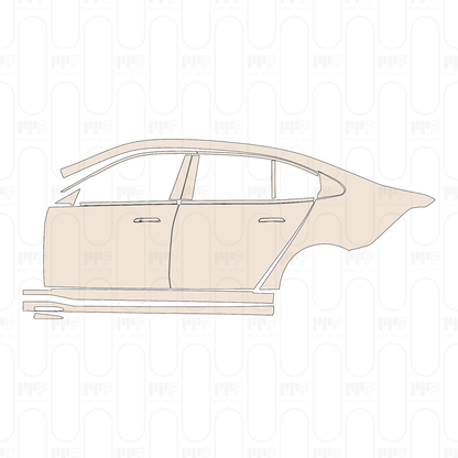 Voorgesneden PPF BMW i5 Sedan Extended Wheelbase M Sports Suit 2024