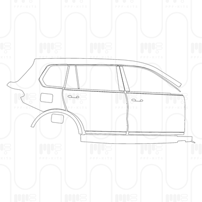 Voorgesneden PPF BMW X7 M60i 2025