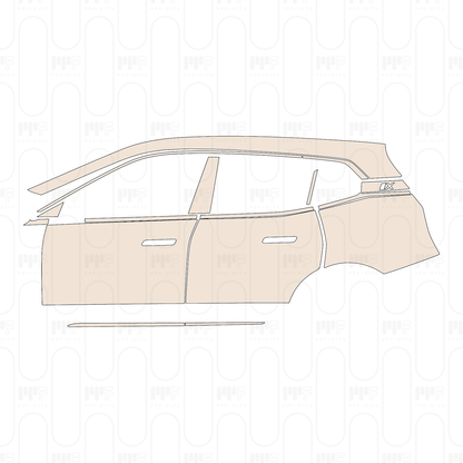 Voorgesneden PPF BMW iX Shadowline 2024