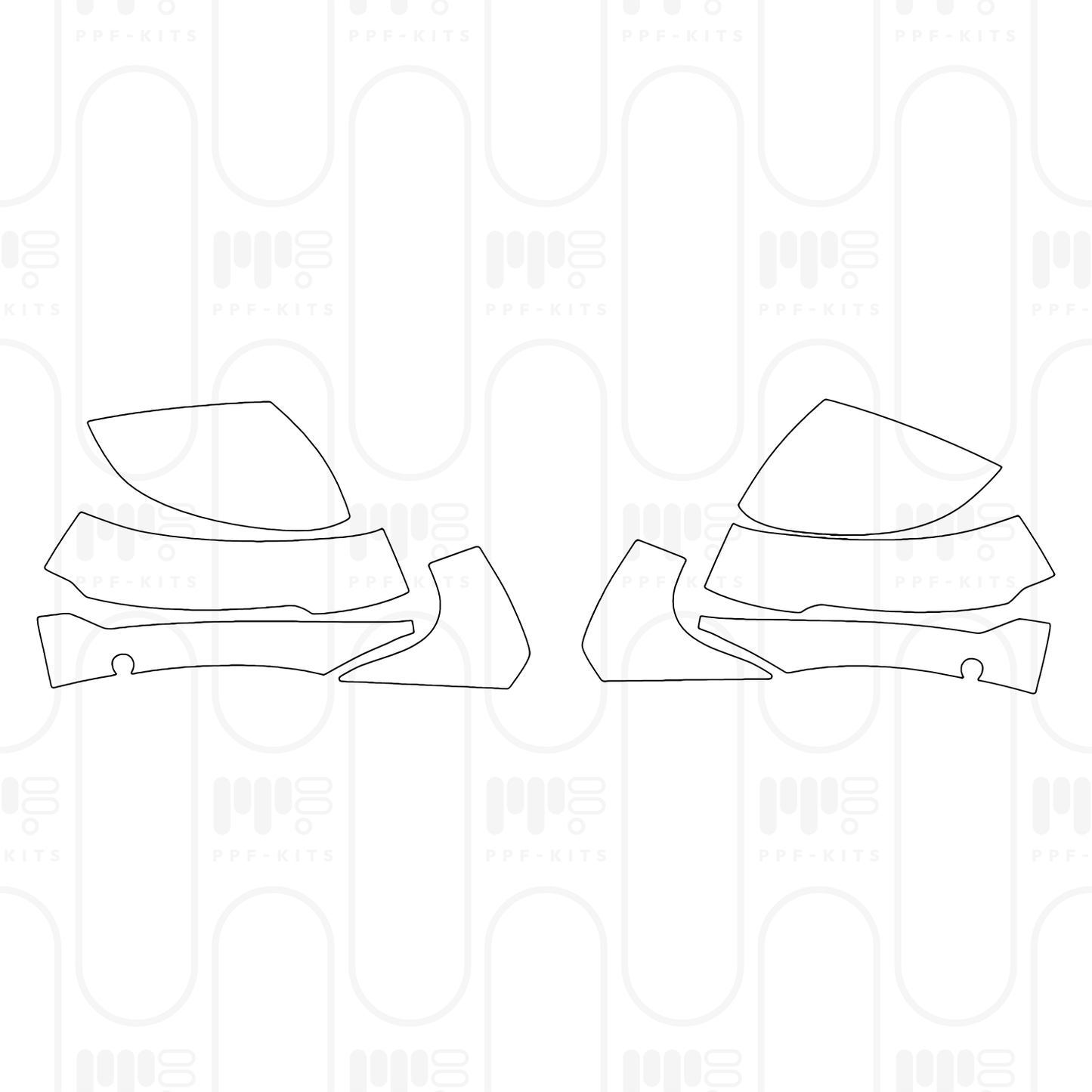 Voorgesneden PPF BMW X1 Standard Wheelbase Base 2025